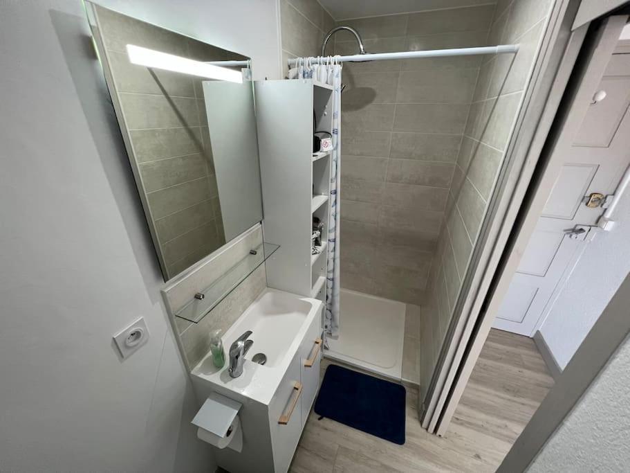 Le Carrousel - Apt Vue Mer - Plage A 10 M - Clim - Wifi Canet-en-Roussillon Dış mekan fotoğraf